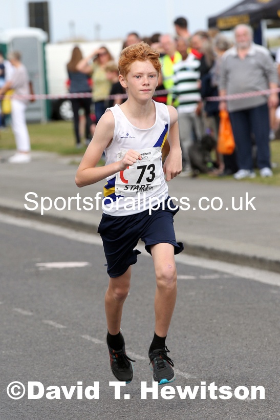 Boys under-15s 2021 Northern 6 and 4 Stage and Young Athletes Road Relays, Redcar. Photo: David T. Hewitson/Sports for All Pics